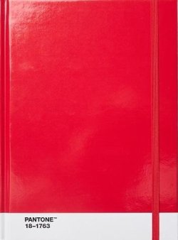 Pantone Zápisník tečkovaný L - Red 18-1763