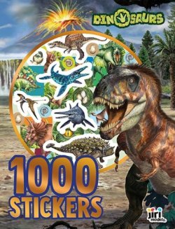 1000 nálepek Dinosauři