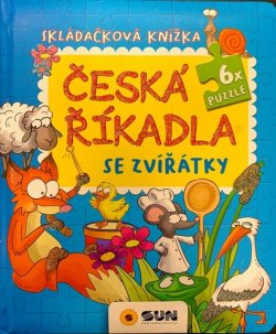 Česká říkadla se Zvířátky - Skládačková knížka