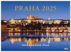 Kalendář 2025 Praha - Prague - Prag - nástěnný