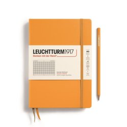 Leuchtturm1917 Zápisník Rising Sun Medium A5 čtverečkovaný