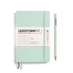 Leuchtturm1917 Zápisník Mint Green Softcover B6+ tečkovaný