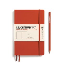 Leuchtturm1917 Zápisník Fox Red Softcover B6+ čistý