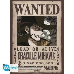 One Piece Plakát - Wanted Mihawk Wano 52 x 38 cm