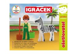 Igráček Ošetřovatel - figurka se zebrou a příslušenstvím