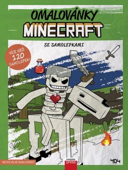 Omalovánky Minecraft se samolepkami