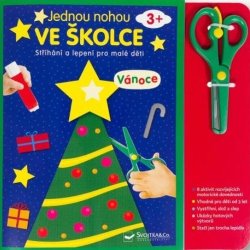 Jednou nohou ve školce - Vánoce - Stříhání a lepení pro malé děti 3+