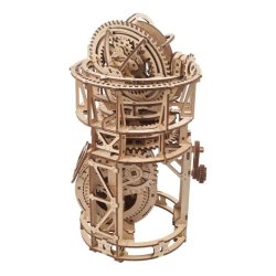 3D dřevěné mechanické puzzle - Hodinový strojek s tourbillonem