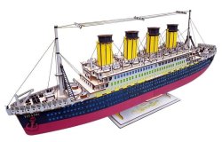 3D dřevěné puzzle - Titanic