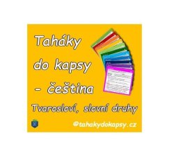 Taháky do kapsy - Čeština: Tvarosloví, slovní druhy (kartičky v krabičce)