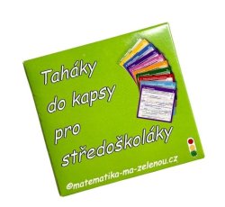 Taháky do kapsy pro středoškoláky - Matematika (kartičky v krabičce)