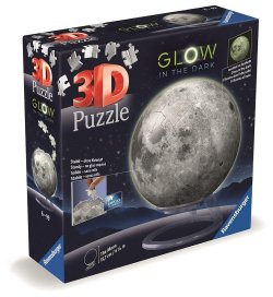 Puzzle-Ball Měsíc svítící ve tmě 72 dílků