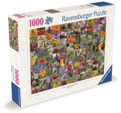 Puzzle Včely na květinách 1000 dílků