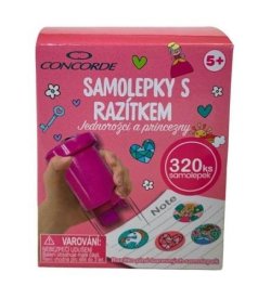 Samolepky s razítkem CONCORDE - Jednorožci a princezny