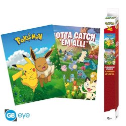 Pokémon Set Plakátů Environments 2 ks