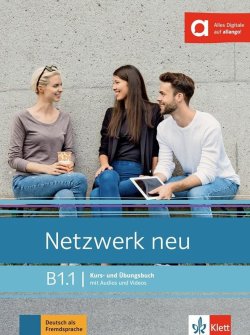 Netzwerk neu B1.1 - Kurs./Übungsbuch Teil 1 + MP3/Video allango.net