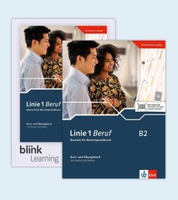 Linie 1 Beruf B2 - Kurs./Übungsbuch + BlinkLearning Blended Bundle (14 Monate)