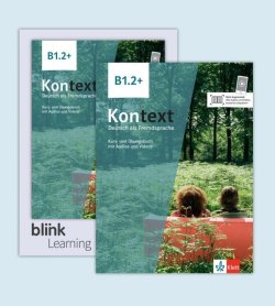 Kontext 1 (B1.2+) - Kurs./Übungsbuch Teil 2 + BlinkLearning Blended Bundle (14 Monate)