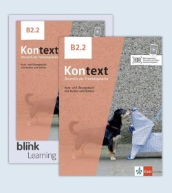 Kontext 2 (B2.2) - Kurs./Übungsbuch Teil 2 + BlinkLearning Blended Bundle (14 Monate)