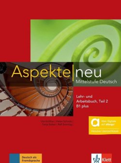 Aspekte neu B1+ - Hybride Ausgabe - Kurs./Übungsbuch Teil 2+ MP3 allango.net + Lizenz (24 Monate)