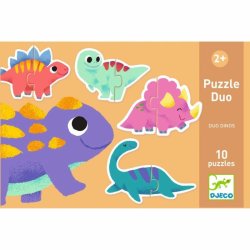 DJECO Duo puzzle Dinos