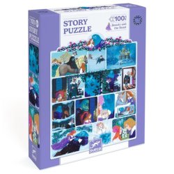 DJECO Story puzzle - Kráska a zvíře - 100 pcs