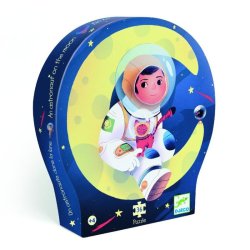 DJECO Puzzle v krabici - Astronaut na měsíci (36 dílků)