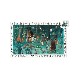 DJECO Vyhledávací puzzle Lesní orchestr - 35 pcs