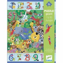 Djeco vyhledávací puzzle Džungle - 54 pcs