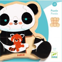 DJECO Dřevěné puzzle Puzzlo Panda