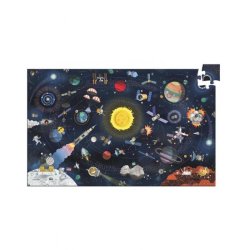 DJECO Puzzle Vesmír s popisem - 200 pcs