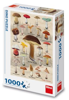 Puzzle 1000 Houby koláž