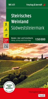 Štýrská vinařská oblast 1:50 000 / turistická, cyklistická a rekreační mapa