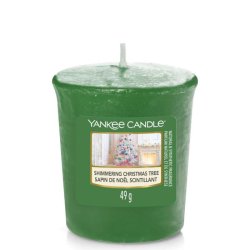 YANKEE CANDLE Shimmering Christmas Tree svíčka 49g votivní