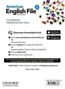 American English File Third Edition Level 2: Classroom Presentation Tool (Access Code Card)