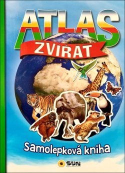 Atlas zvířat - Samolepková kniha