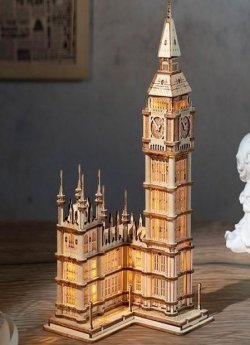 NiXiM LED 3D puzzle/Big Ben s osvětlením “Night Edition”