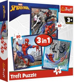 Puzzle Spiderman/3v1 (20,36,50 dílků)