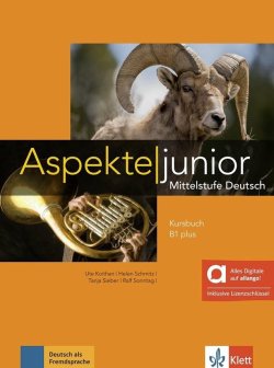 Aspekte junior 1 (B1+) – Hybride Ausgabe – Lehrbuch + MP3 allango.net + Lizenz (24 Monate)