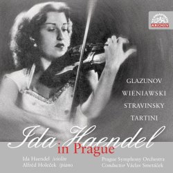 Ida Haendel in Prague. Glazunov & Wieniawski: Koncerty pro housle a orchestr - Stravinskij: Divertimento - Tartini: Ďáblův trylek - CD