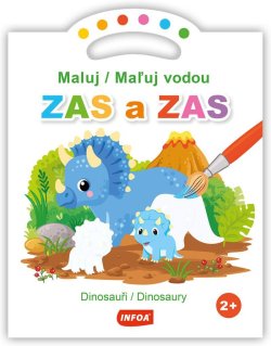 Maluj / Maľuj vodou ZAS a ZAS Dinosauři / Dinosaury