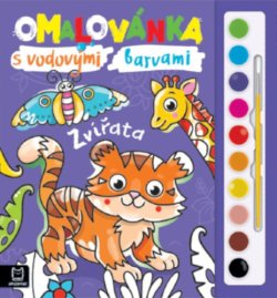 Omalovánka s vodovými barvami Zvířata