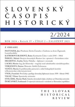 Slovenský časopis historický  2/2024