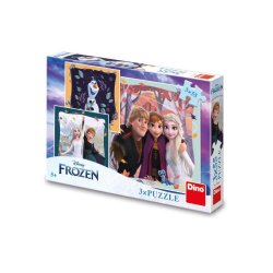 Puzzle 3x55 Frozen Radostný podzim