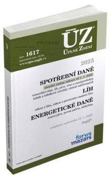 ÚZ 1617 Spotřební daně, 2025