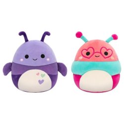 Squishmallows 1+1 Brouk Axel a Housenka Peach 20 cm