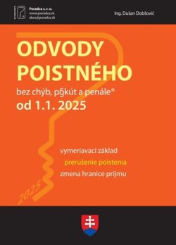 Odvody poistného od  1. 1. 2025