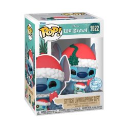 Funko POP Disney: Lilo & Stitch - Stitch Unwrapping Gift #1522